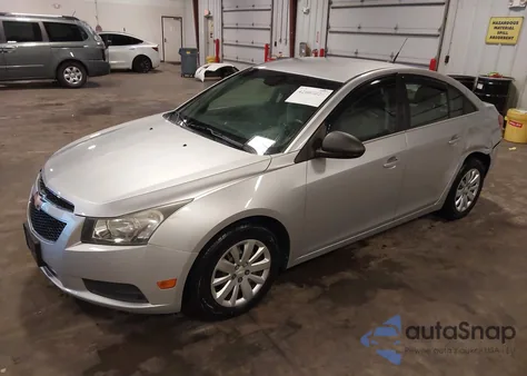 2011 Chevrolet Cruze Ls из США, поврежденный, VIN 1G1PC5SH0B7303627